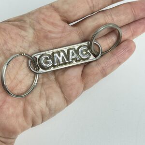 GMAC Keychain Double Key Ring General Motors Mailbox Return Automobile ID Number